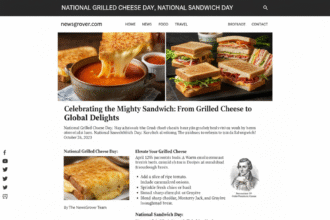 National Grilled Cheese Day and National Sandwich Day
