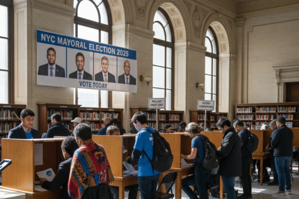 NYC Mayoral Election 2025: Voters Cast Ballots in Pivotal Race Between Mamdani, Cuomo, and Sliwa, Shaping the City's Future