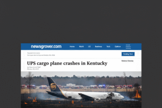 UPS Cargo Plane Crashes in Kentucky..