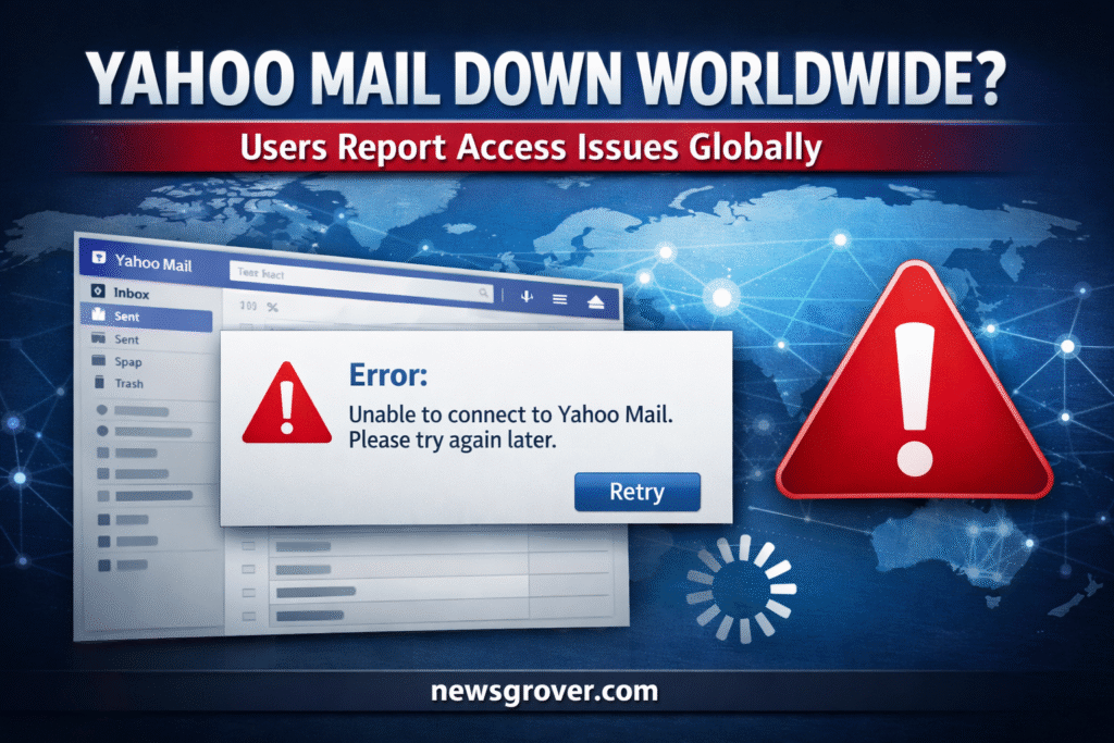 Yahoo Mail Down Worldwide? Latest Reports and Service Updates