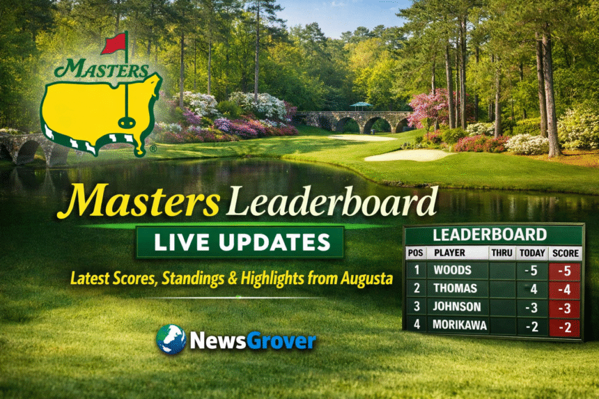 Masters Leaderboard Live Updates: Latest Scores, Standings & Highlights from Augusta