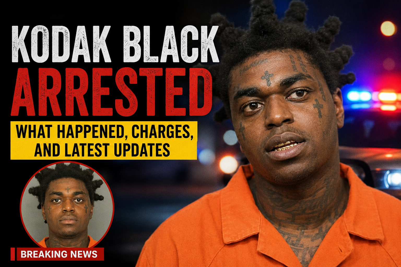 Kodak Black Arrested: What Happened, Charges, and Latest Updates
