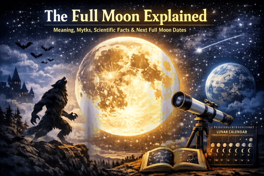 The Full Moon Explained: Meaning, Myths, and Scientific Facts