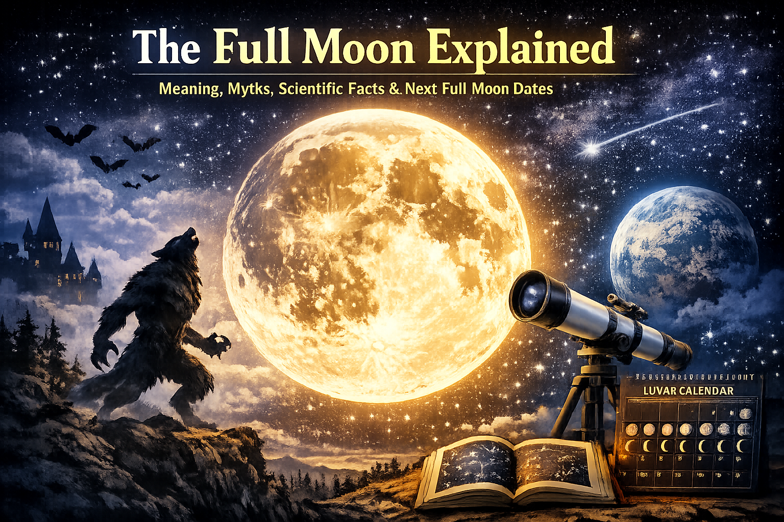 The Full Moon Explained: Meaning, Myths, and Scientific Facts